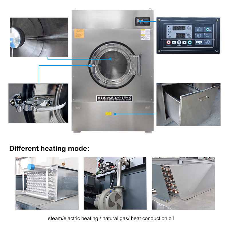 Helt automatisk hotellindustriellt torktumlare Helt automatisk hotellindustriellt torktumlare